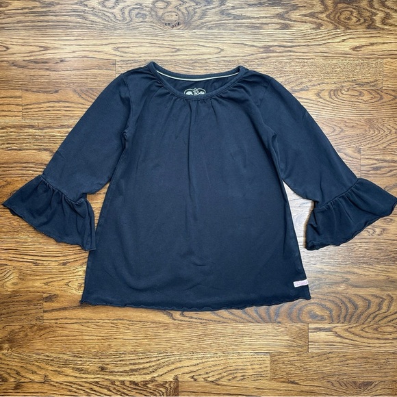 RuffleButts Black Belle Top - Picture 2 of 14